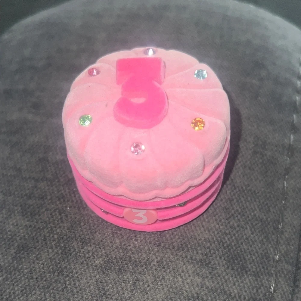3rd Birthday Heart Pendant Necklace in gift box